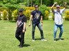 郭德纲、陆毅、金圣柱烂漫三人组