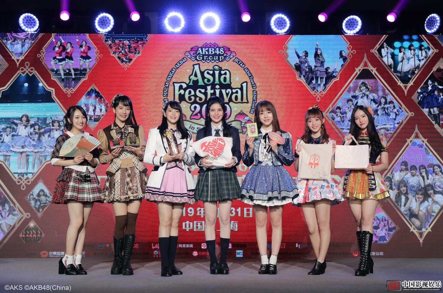 akb48group亚洲盛典发布会上海举办亚洲七大姐妹团燃爆魔都