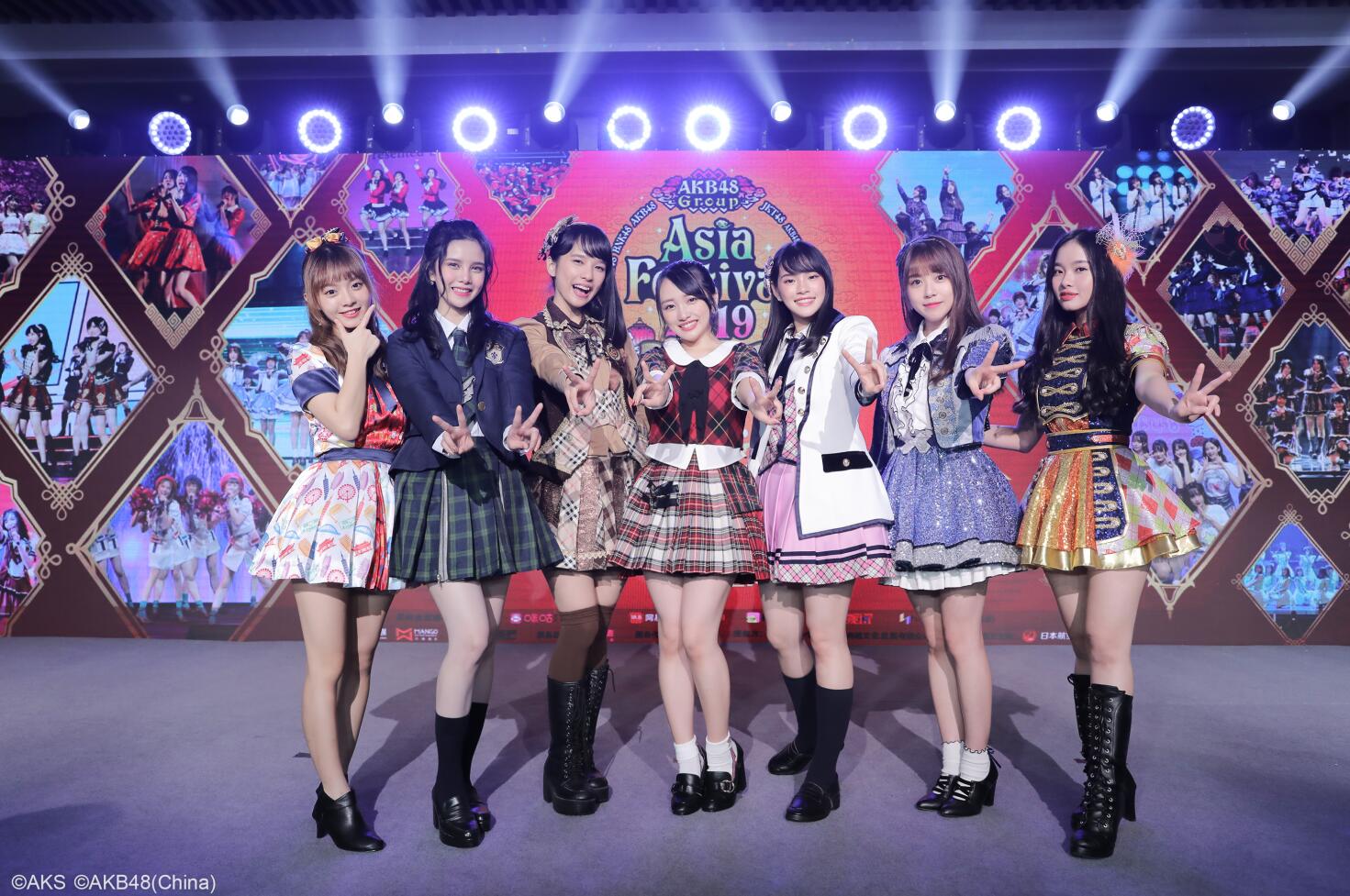 AKB48 Group亚洲盛典发布会上海举办 亚洲七大姐妹团燃爆魔都